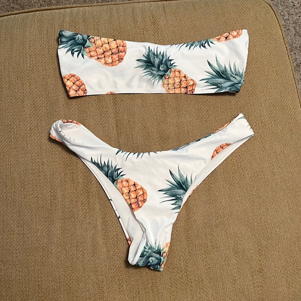 Shein large, pineapple bikini